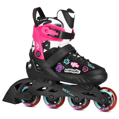 Изображение NA2053A IN-LINE SKATES VIBE PINK IZMĒRS L(40-43) NILS EXTREME