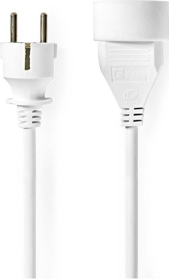 Изображение Nedis PEXC103EWT kabel zasilajce Biay 3 m