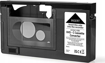Picture of Nedis VCON110BK cz zamienna do sprztu audio-wideo Kompaktowy adapter do kaset wideo