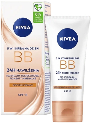 Attēls no Nivea NIVEA_5w1 krem BB na dzie SPF15 Ciemny 50ml