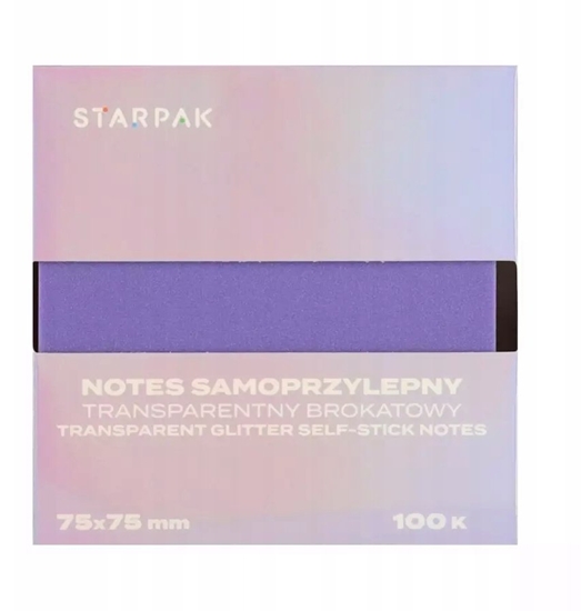 Picture of NOTES SPRZYL 75X75/100K TRANSP BROKFIO STK12/360