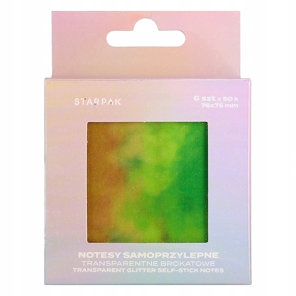 Picture of NOTES SPRZYL 75X75/50K TRANSP 6KOL OMBRESTK4/120