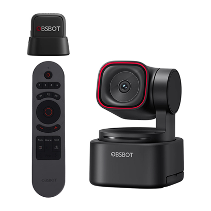 Picture of OBSBOT Tiny 3 Lite webcam with remote control and 