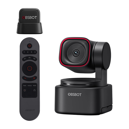 Picture of OBSBOT Tiny 3 Lite webcam with remote control and 
