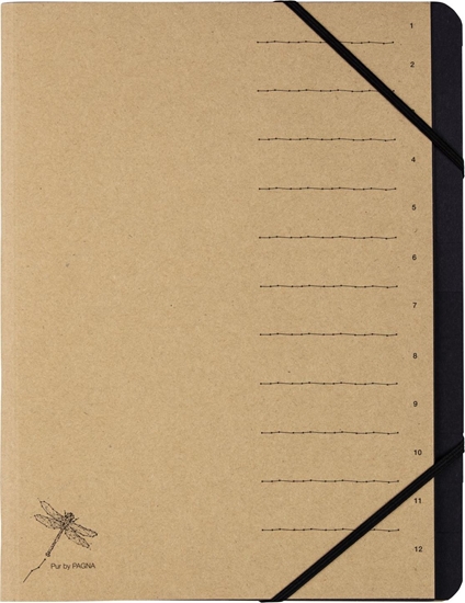 Picture of Pagna Teczka 12 Fächer Pur 1-12 natur 1Stk