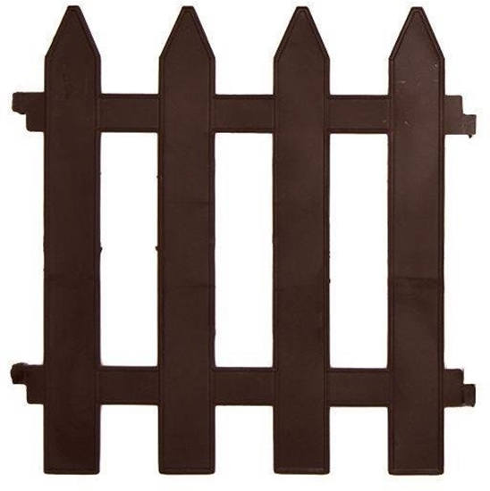 Picture of Palisada potek ogrodowy brzowy border zestaw 10 szt. 30x30 cm