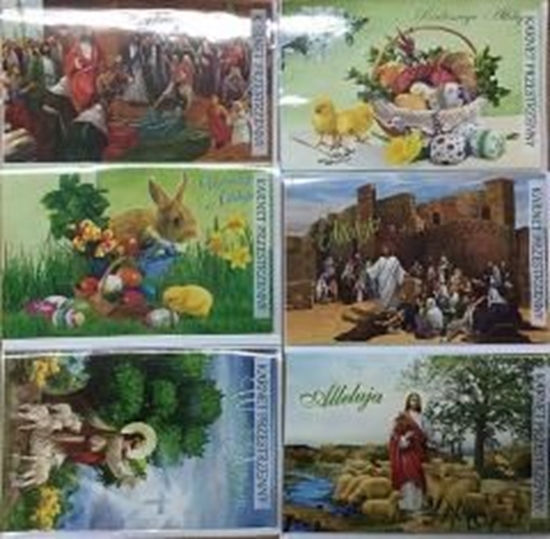 Изображение Panorama Karnet przestrzenny duy Wielkanoc + koperta MIX