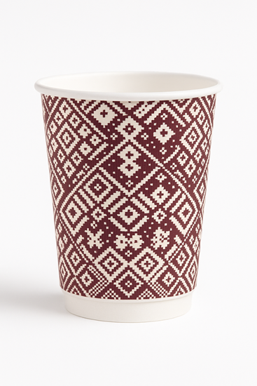 Picture of Papīra glāzes 240ml (8oz), 2-sl, MIKLA, 25gab.
