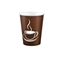 Picture of Papīra glāzes 360ml (12oz), "Cup Brown", (50gab), (netto svars 0,53kg)