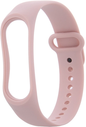 Изображение Pasek silikonowy do Xiaomi Mi Band 5 / 6 pudrowy ró