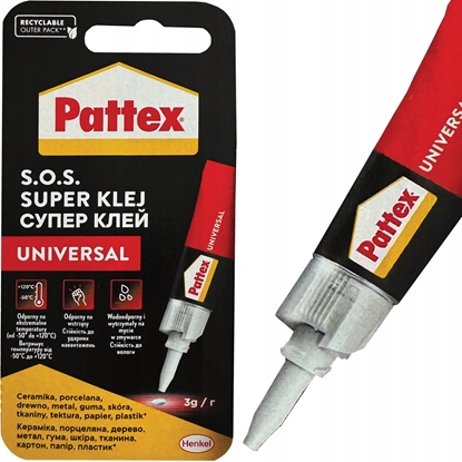 Изображение Pattex Klej uniwersalny SUPER PATTEX S.O.S., Ocean, 3g, transparentny