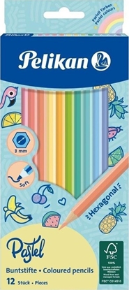 Изображение Pelikan Kredki pastelowe 12 kolorów