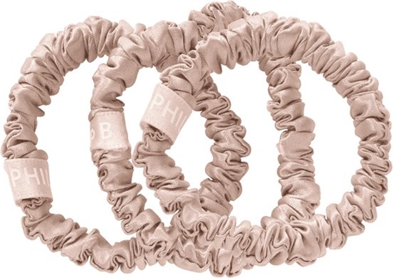 Picture of Philip B. - Petite Champagne Scrunchie ( set of three)