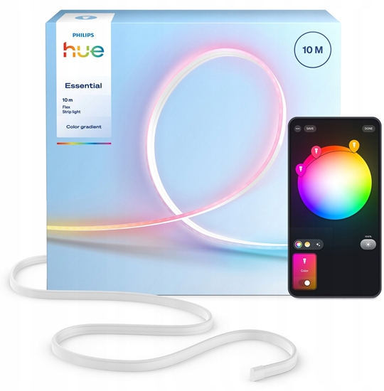Изображение Philips Philips Hue Essential flex strip light, 10 m | Bluetooth and Zigbee
