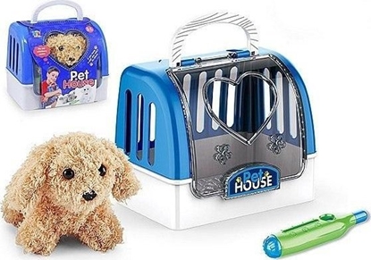 Изображение Piesek pluszowy z transporterem