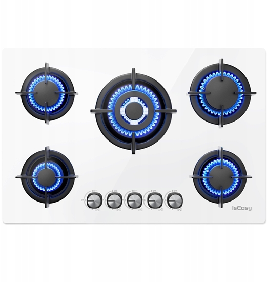 Picture of Pyta gazowa ISEASY MGBG-775 5 palników (biaa)