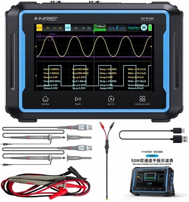 Picture of Przenony oscyloskop z ekranem dotykowym 3w1 FNIRSI 2C53P 4,3"