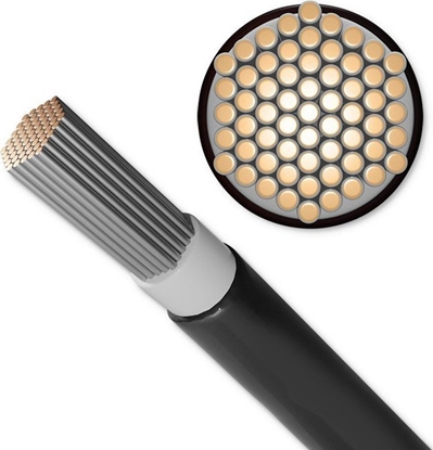 Attēls no Qoltec Kabel solarny fotowoltaiczny | 4mm2 | 100m | Czarny