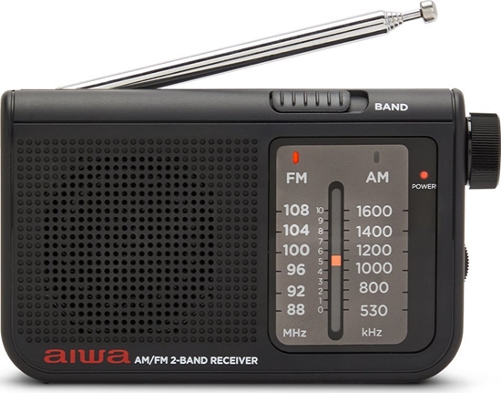 Picture of Radio Aiwa Radio kieszonkowe AIWA Pocket Radio with AM/FM (RS-55BK)