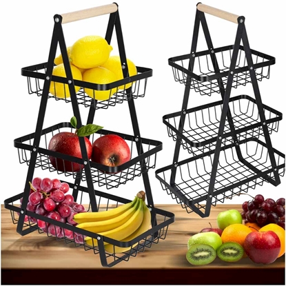 Picture of RoGer 3-Tier Fruit And Vegetable Basket