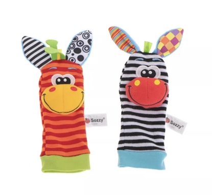 Picture of RoGer Rattle Baby Socks 2pcs