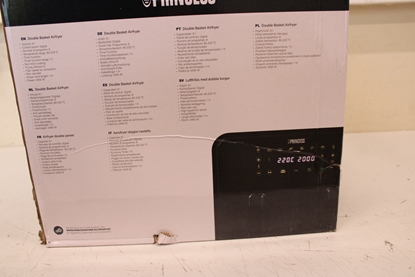 Изображение SALE OUT. Princess Double Basket Airfryer | 182068 | Power 2400 W | Capacity 8 L | Black | DAMAGED PACKAGING, SCRATCHES ON CORPUS