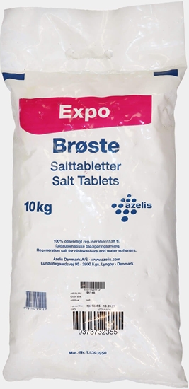 Picture of Salttabletter t/opvaskemaskiner 10kg Hvid