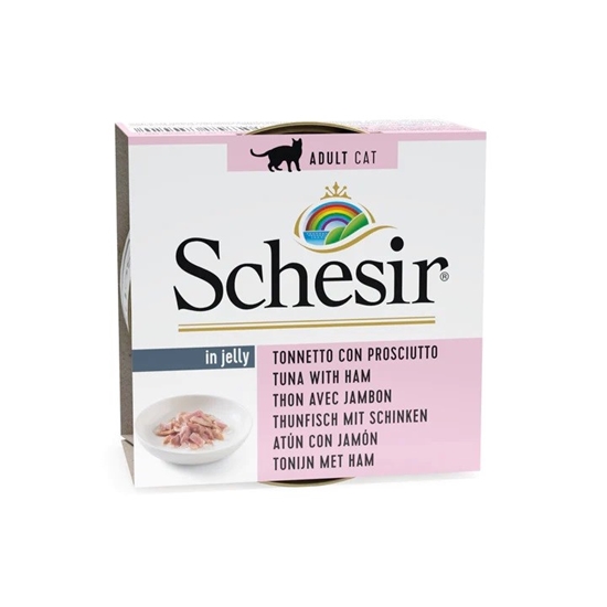 Изображение SCHESIR in jelly Tuna with ham - wet cat food - 85 g