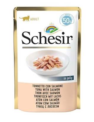 Picture of SCHESIR in jelly Tuna with salmon - wet cat food - 50 g