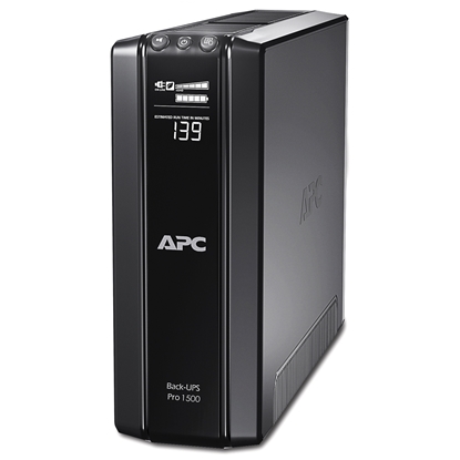 Изображение Schneider Electric APC Back-UPS Pro, Tower, 10x IEC C13 outlets, AVR, LCD, user-replaceable battery | BR1500GI | 1500 VA | 865 W | 230 V