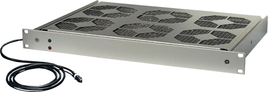 Изображение Schroff 19'' Fan Unit, 1 U, Speed Control and Monitoring, 6 Fans, 24 VDC, Speed-controlled and function-monitored