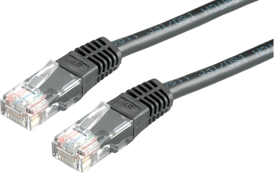 Изображение Secomp STANDARD UTP Patch Cord, Cat.6 (Class E), black, 10 m