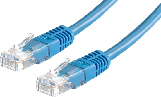 Изображение Secomp UTP Patch Cord, Cat.6 (Class E), blue, 10 m