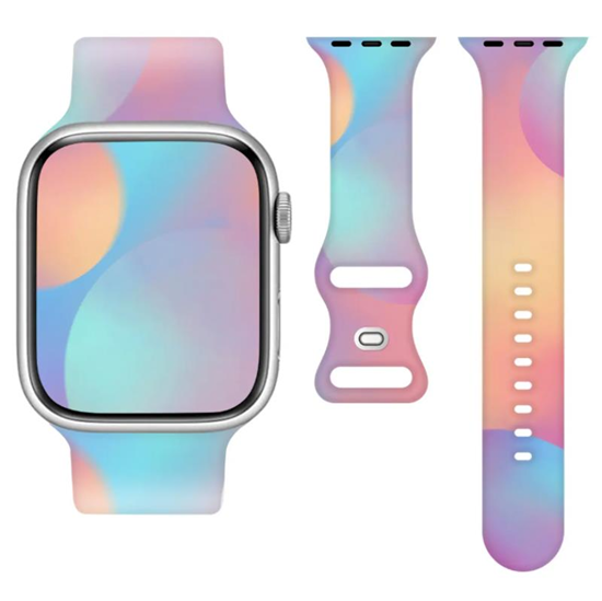 Picture of SILICONE STRAP SMARTWATCH 20MM RAINBOW