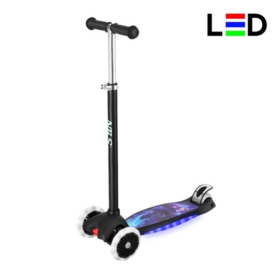 Изображение Skrejritenis HLB1310 LED SCOOTER BLACK NILS FUN