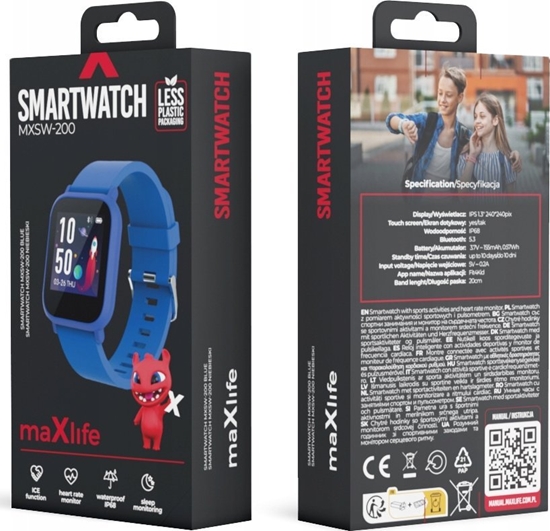 Picture of Smartwatch MaxLife  smartwatch Kids MXSW-200 Blue