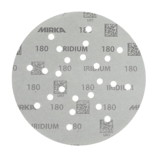 Picture of Smilšpapīrs ekscentra slīpmašīnai Mirka 2468002518; 225 mm; P180