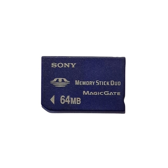 Picture of Sony Memory Stick Pro Duo Magicgate atmiņas karte 64MB lietota pārbaudīta formatēta Bulk