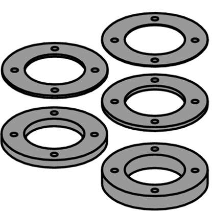 Изображение SPACER RING KIT Ø80X8X35 FOR CUTTER HEAD 694.001/015.35