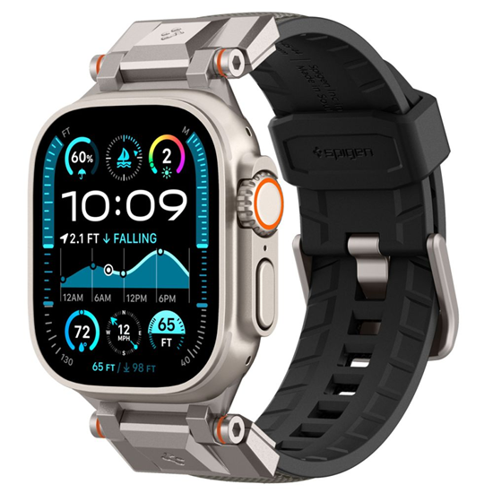 Изображение SPIGEN futera DURAPRO ARMOR do APPLE Watch 6/7/8/9/10/SE/ULTRA 1/2 (44/45/46/49 mm) grey