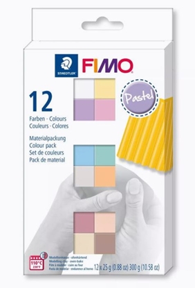 Изображение Staedtler - FIMO Soft Set 12x25g  Pastel (8023 C12-3)