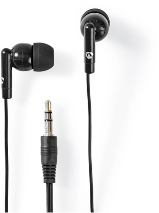 Picture of Suchawki Nedis HPWD1000BK suchawki/zestaw suchawkowy Przewodowa Douszny Poczenia/muzyka Czarny