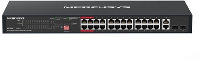 Picture of Switch Mercusys MERCUSYS switch MS128GP (24xGbE,24xPoE+,2xGbE,2xSFP,295W)