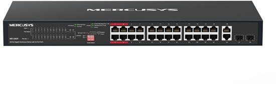 Picture of Switch Mercusys MERCUSYS switch MS128GP (24xGbE,24xPoE+,2xGbE,2xSFP,295W)