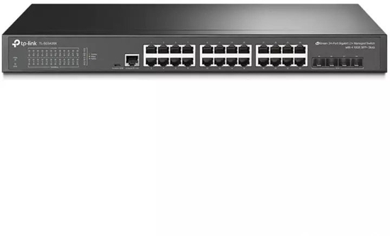 Picture of Switch TP-Link TP-LINK Omada 24-Port Gigabit L2+ Managed Switch with 4 10GE SFP+ Slots