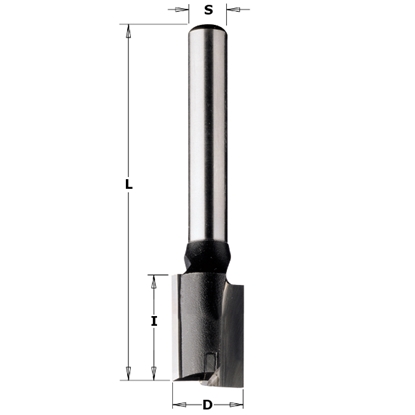 Изображение Taisnā pirkstfrēze CMT; S=8 mm; D=14 mm
