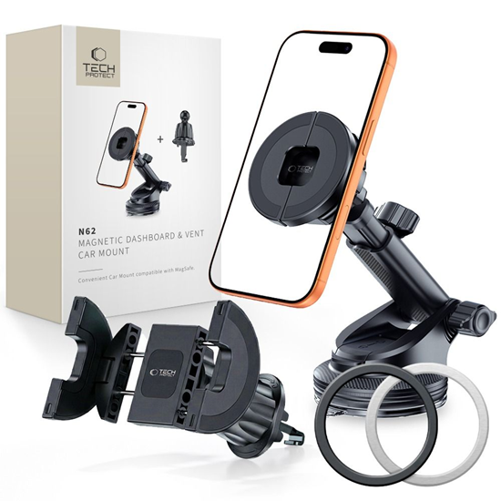 Picture of Tech-Protect N62 MagSafe Cockpit Car Mount - Black