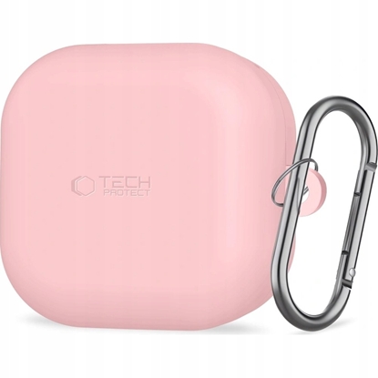 Attēls no TECH-PROTECT SILICONE HOOK SAMSUNG GALAXY BUDS 4 / 4 PRO DUSTY PINK