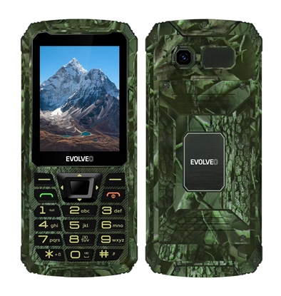 Attēls no Telefon komórkowy Evolveo EVOLVEO StrongPhone Z6, wodoodporny odporny Dual SIM telefon, myliwska kamufla