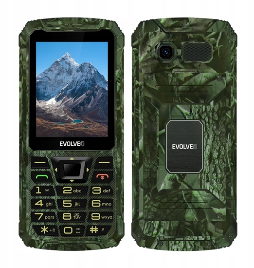 Picture of Telefon komórkowy Evolveo EVOLVEO StrongPhone Z6, wodoodporny odporny Dual SIM telefon, myliwska kamufla